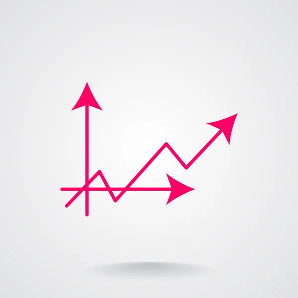Business Growing Chart Presentation — Stock Vector