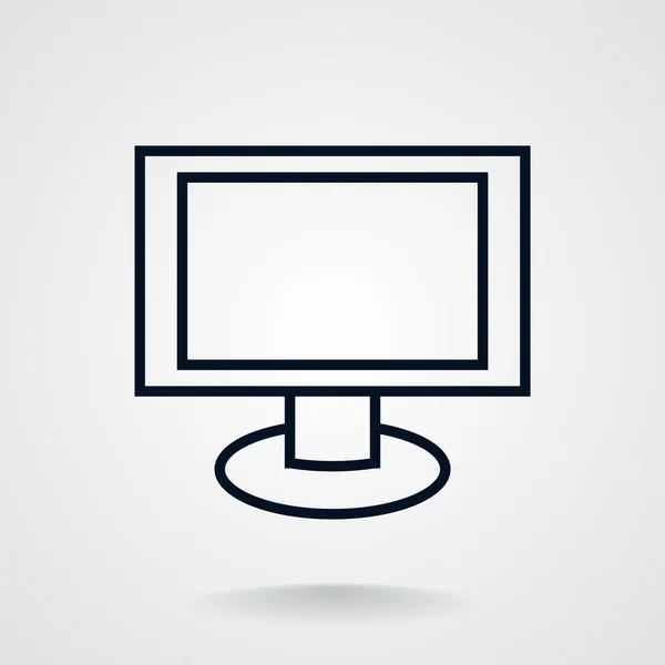 Monitor icono web — Archivo Imágenes Vectoriales