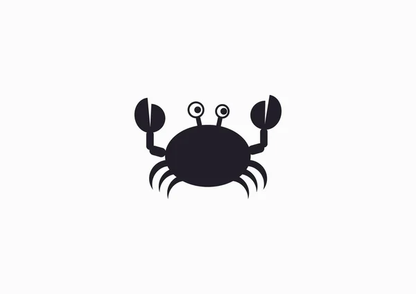 Ikona webové krab — Stockový vektor