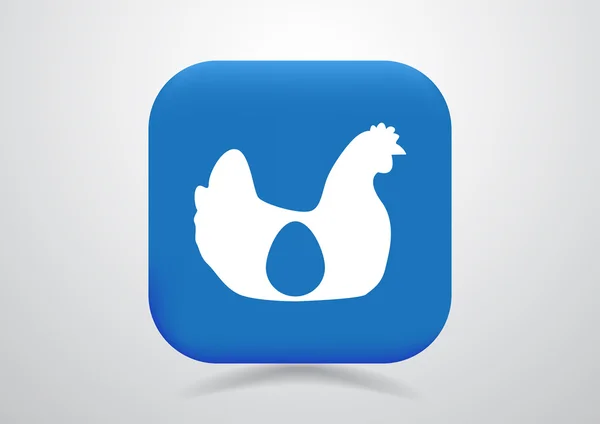 Курица и яйца премиум класса — стоковый вектор