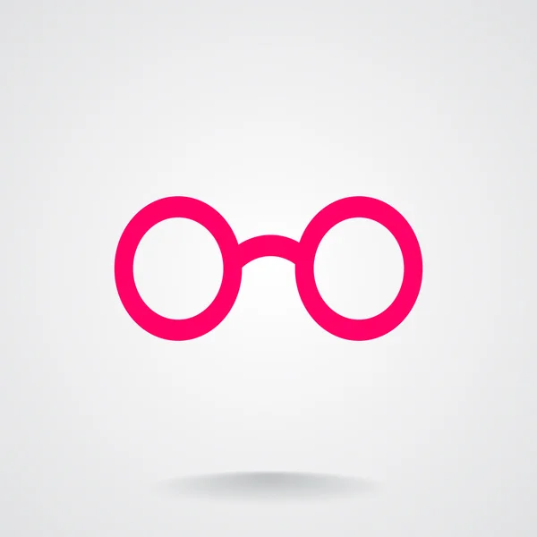 Icono web gafas — Vector de stock