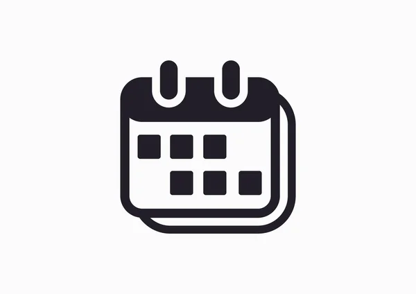 Icono de calendario web — Archivo Imágenes Vectoriales