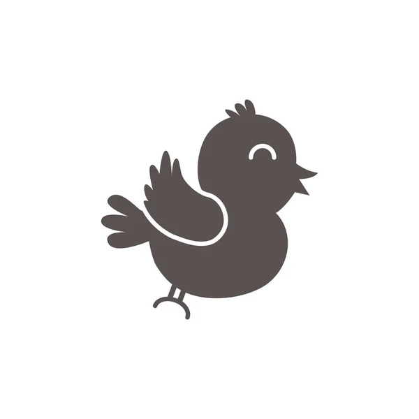 Ikona webové pták — Stockový vektor