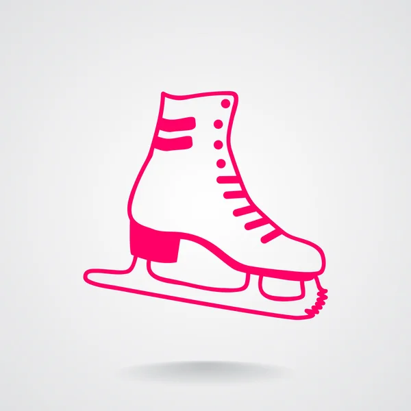 Skate shoe web icon — Stock Vector