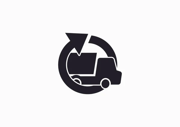 Simple truck web icon — Stock Vector