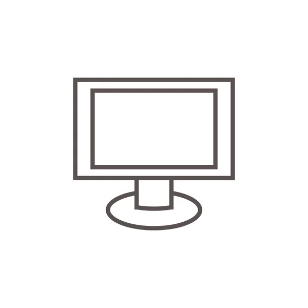 Monitor de ícone web —  Vetores de Stock
