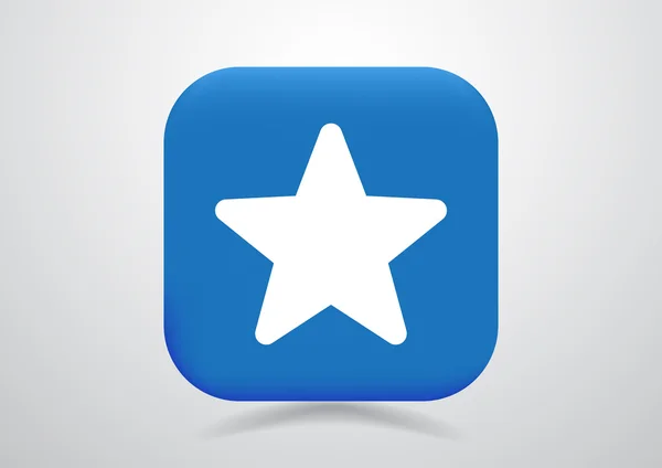 Simple star web icon — Stock Vector