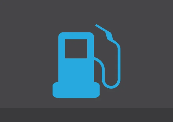 Autorefuelling station web pictogram — Stockvector