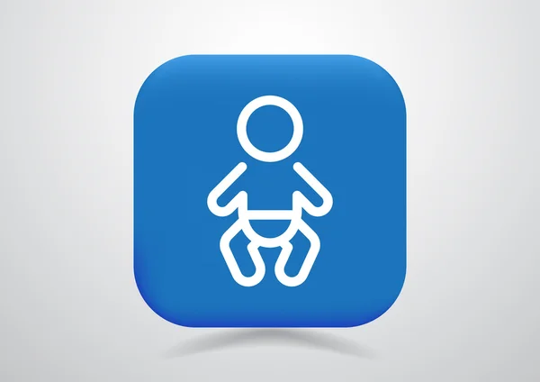 Symbole bébé bébé — Image vectorielle