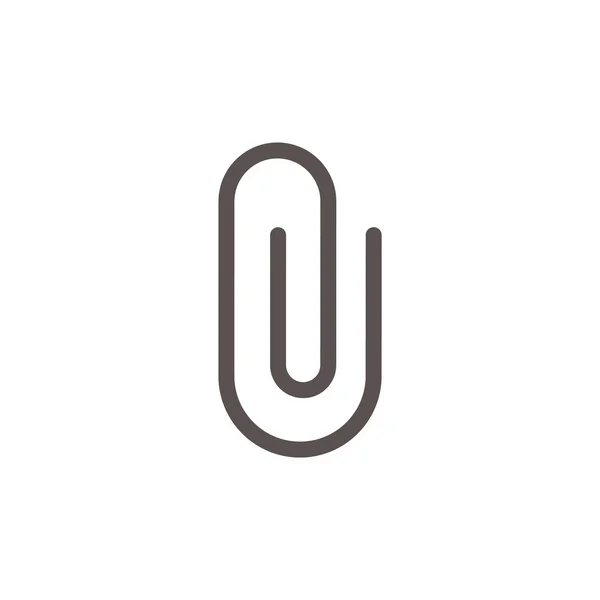 Clip, icono web — Vector de stock