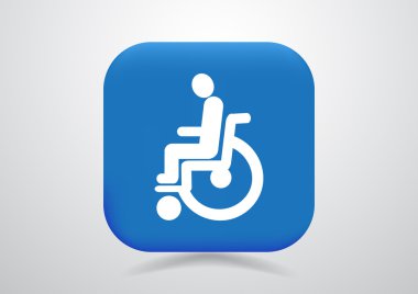 Tekerlekli sandalye basit simgesini devre dışı 