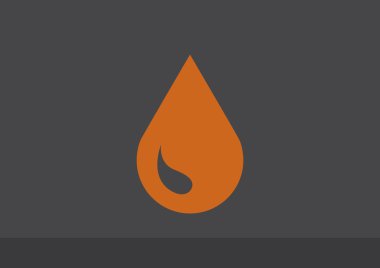 Sıvı damlacık basit web simgesi 