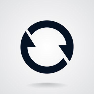 Oklar web simgesi olan daire 