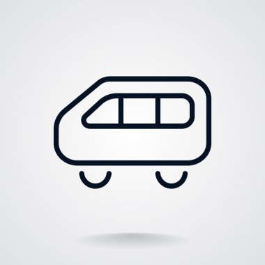 Basit veri yolu web simgesi 