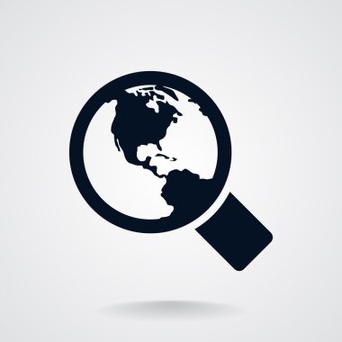 Basit büyüteç simgesini