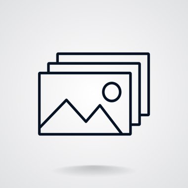 Manzara resim web simgesi 