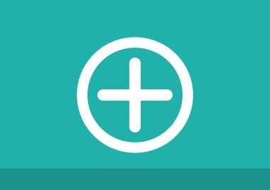 Artı simgesi web simgesi basit