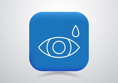 Su damla işareti ile göz