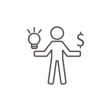 Adam ve ışık işareti fikirler