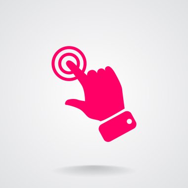 Dokunmatik ekran web simgesi 