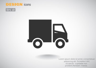 Nakliye ve teslimat simgesi