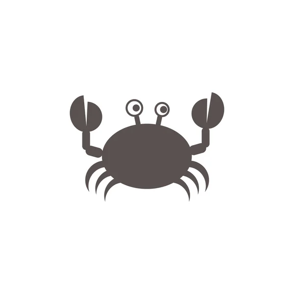 Icône web crabe — Image vectorielle