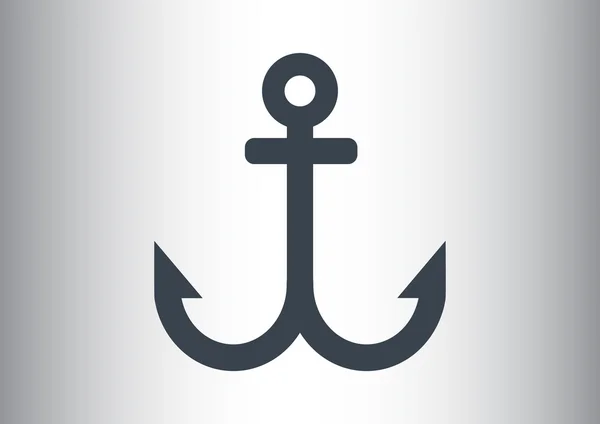 Anchor icon web — Stock Vector