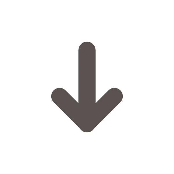 Ícone simples do sinal de seta — Vetor de Stock