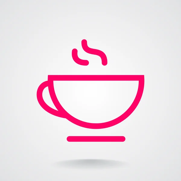 Taza de té caliente — Vector de stock