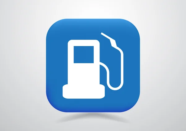 Autorefuelling station web pictogram — Stockvector