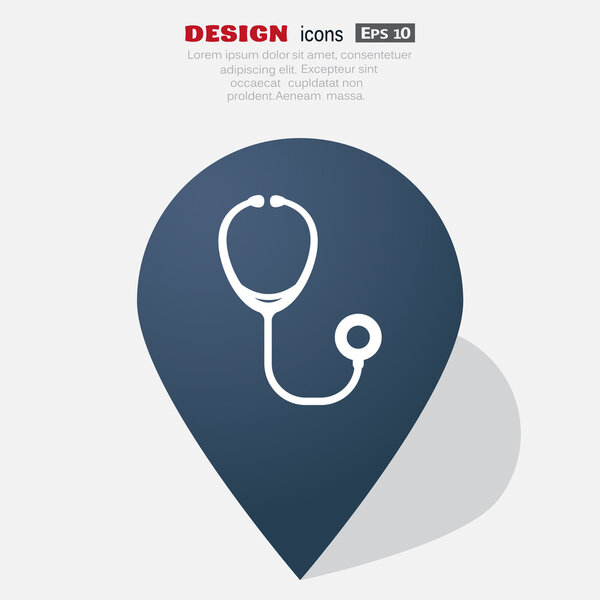 stethoscope web icon