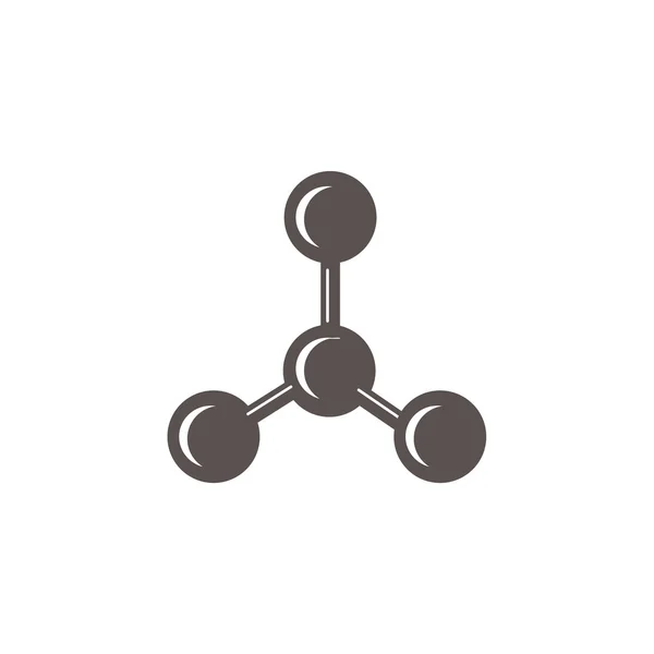 Moleculaire samengestelde web pictogram — Stockvector