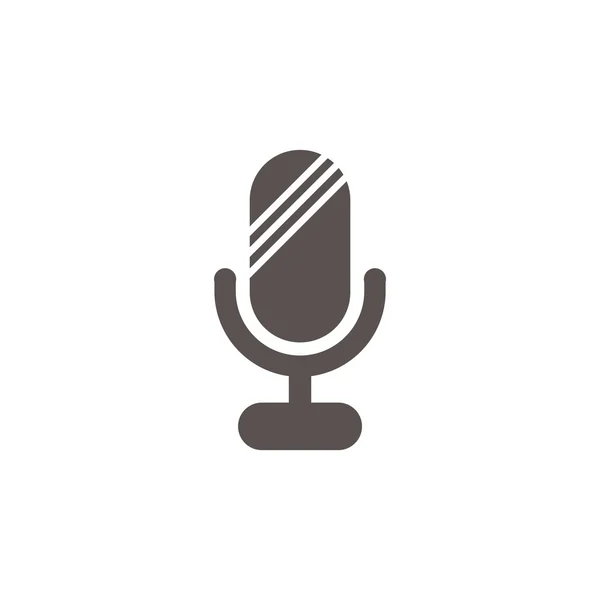 Web microphone icon — Stock Vector