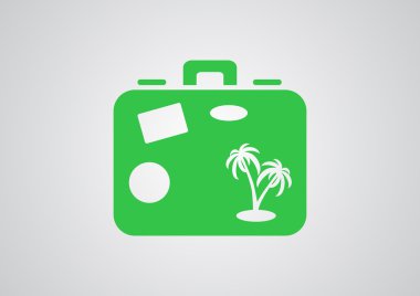 Çanta turist simgesi