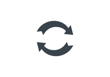 Oklar web simgesi olan daire 