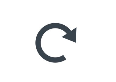 Ok web simgesi olan daire