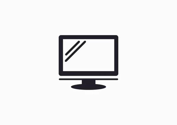 Het pictogram web monitor — Stockvector