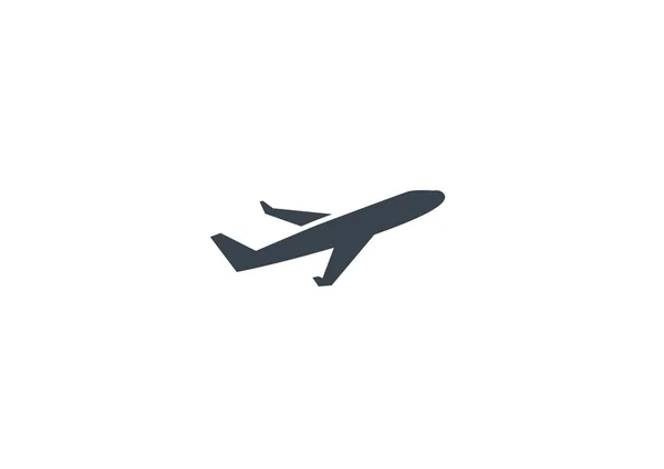 Einfaches Flugzeug-Symbol — Stockvektor