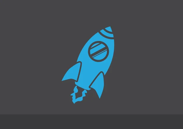 Rocket Web icon — Stock Vector