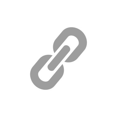 Zincir işareti iletişim web simgesi