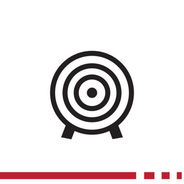 Yuvarlak hedef web simgesi