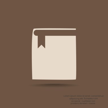 Kapalı kitap web simgesi 