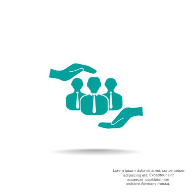 bir grup insan elinde