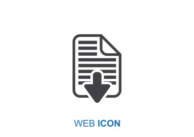 Download dosya web simge 