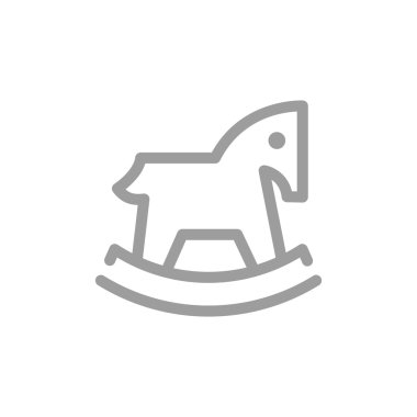 Çocuk oyuncak at web simgesi 