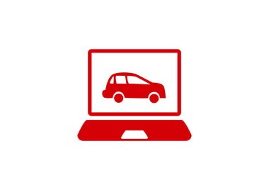 Dizüstü ekran simgesini araba ile