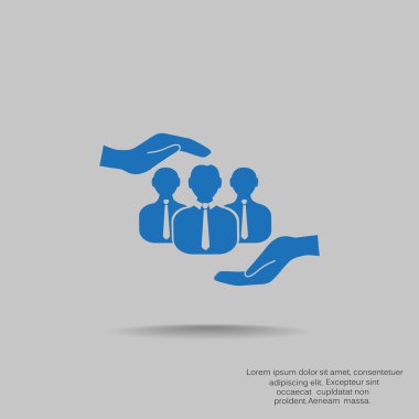 bir grup insan elinde