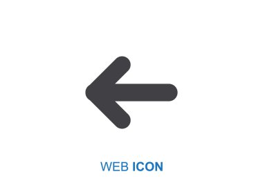 Ok işaret sol simgesi