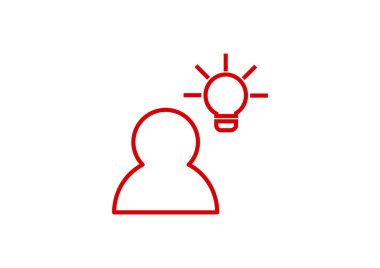 Adam ve ışık işareti fikirler