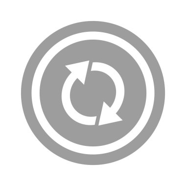 döndürme oklarını bir daire web simgesi